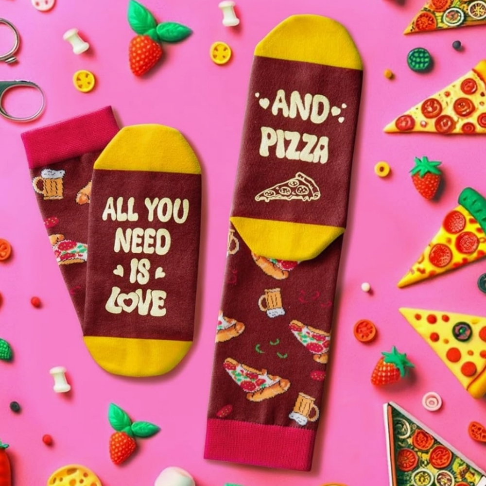NWOB! Happypop Pizza Socks